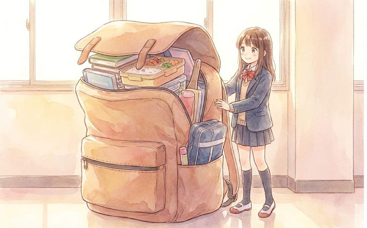 30Lサイズの通学リュックなら荷物が多くても安心