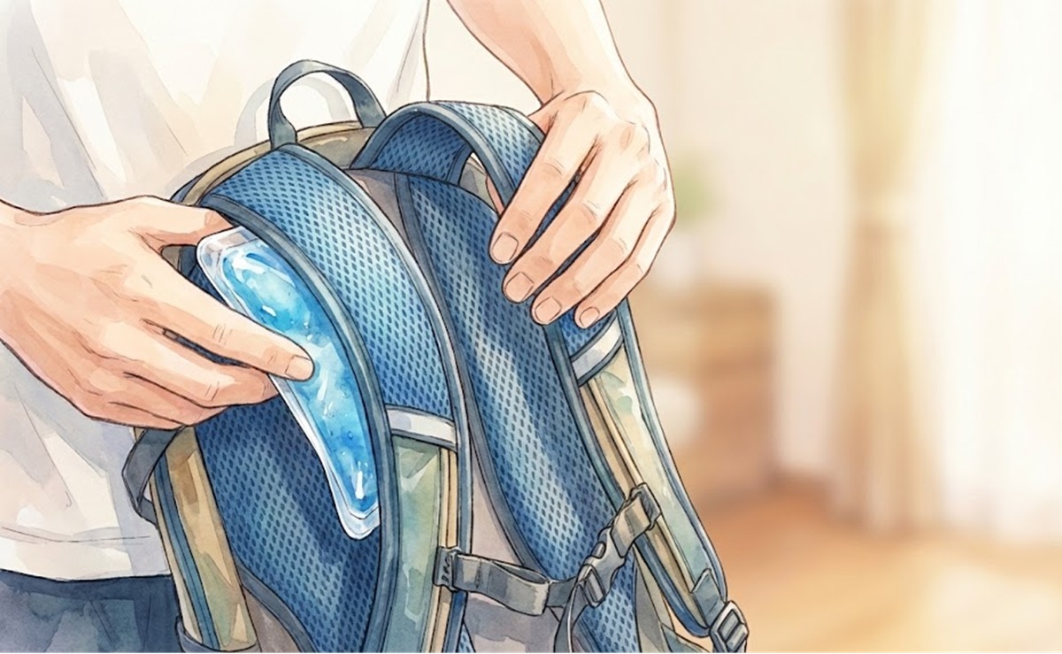 手持ちのリュックへの汗対策に役立つ後付けグッズの活用術