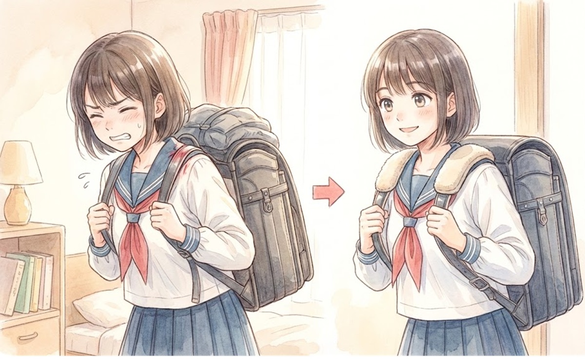 リュックで痛い肩の負担を減らすパッドの効果的な付け方