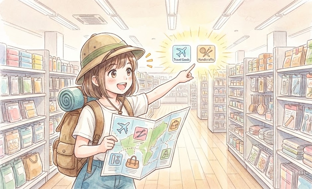 リュック用肩パッドの売り場はどこ？ダイソー店舗での探し方