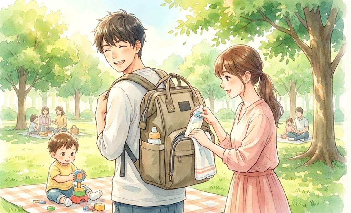 マザーズバッグとしてパパママ兼用できるベンデイビスリュックの機能性