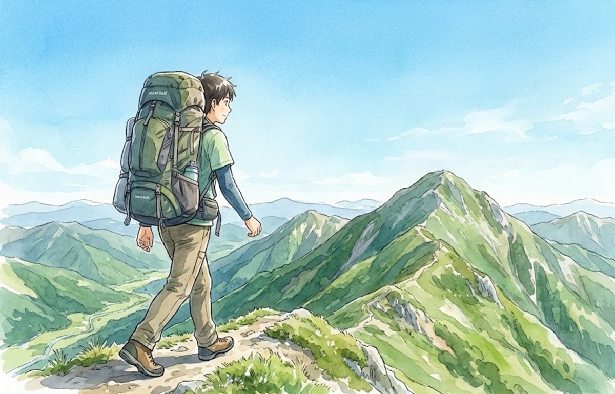 登山プロ品質のモンベルのリュックなら移動時も疲れにくい