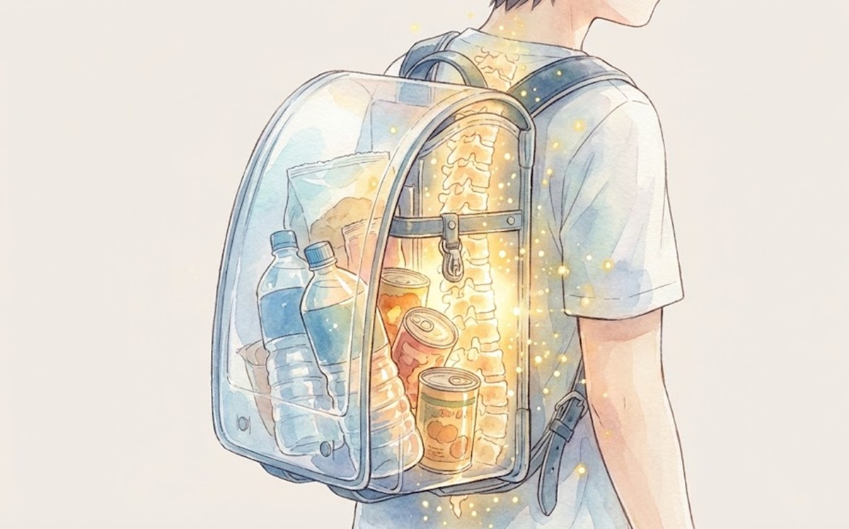 リュックが重くないパッキングのコツは重心を背中側にすること