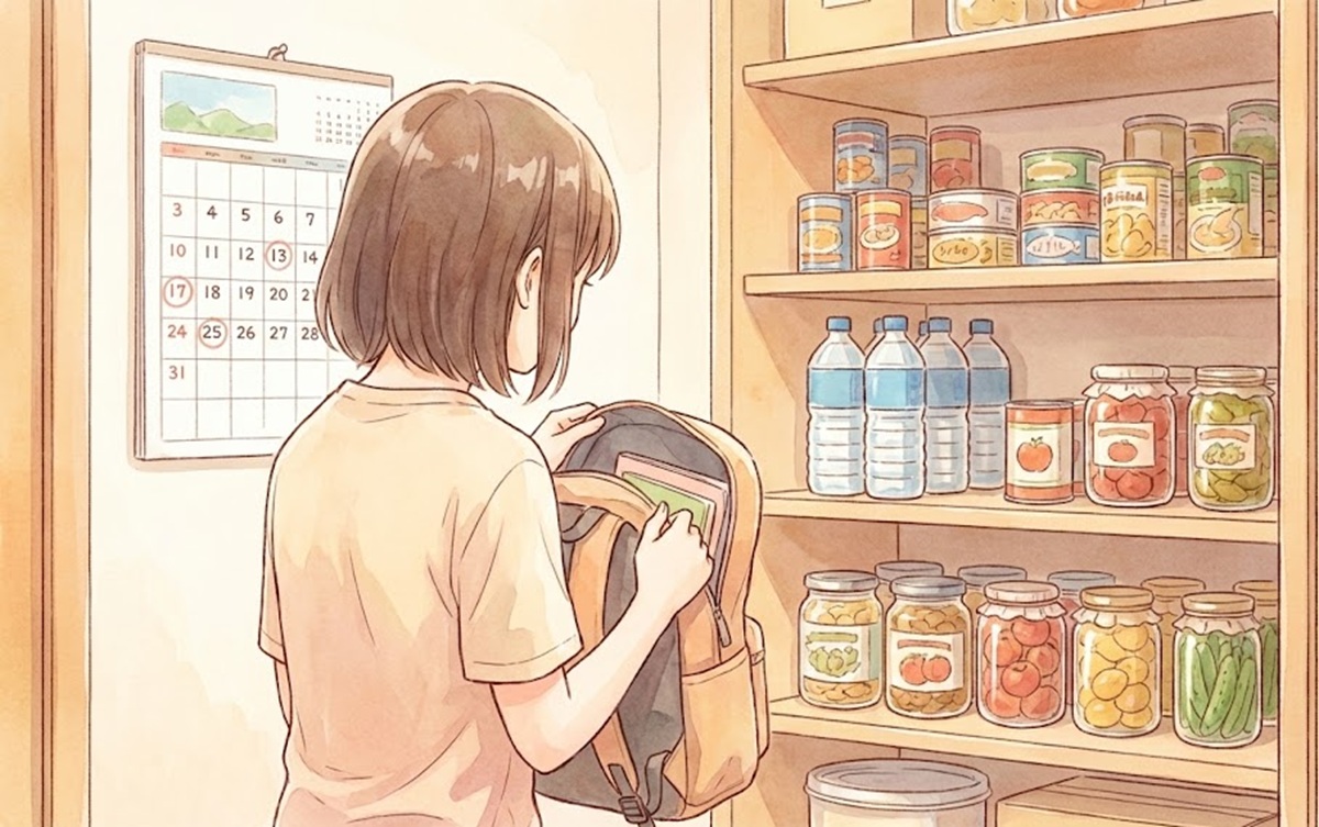 期限切れを防ぐ食品のローリングストックとリュックの点検方法