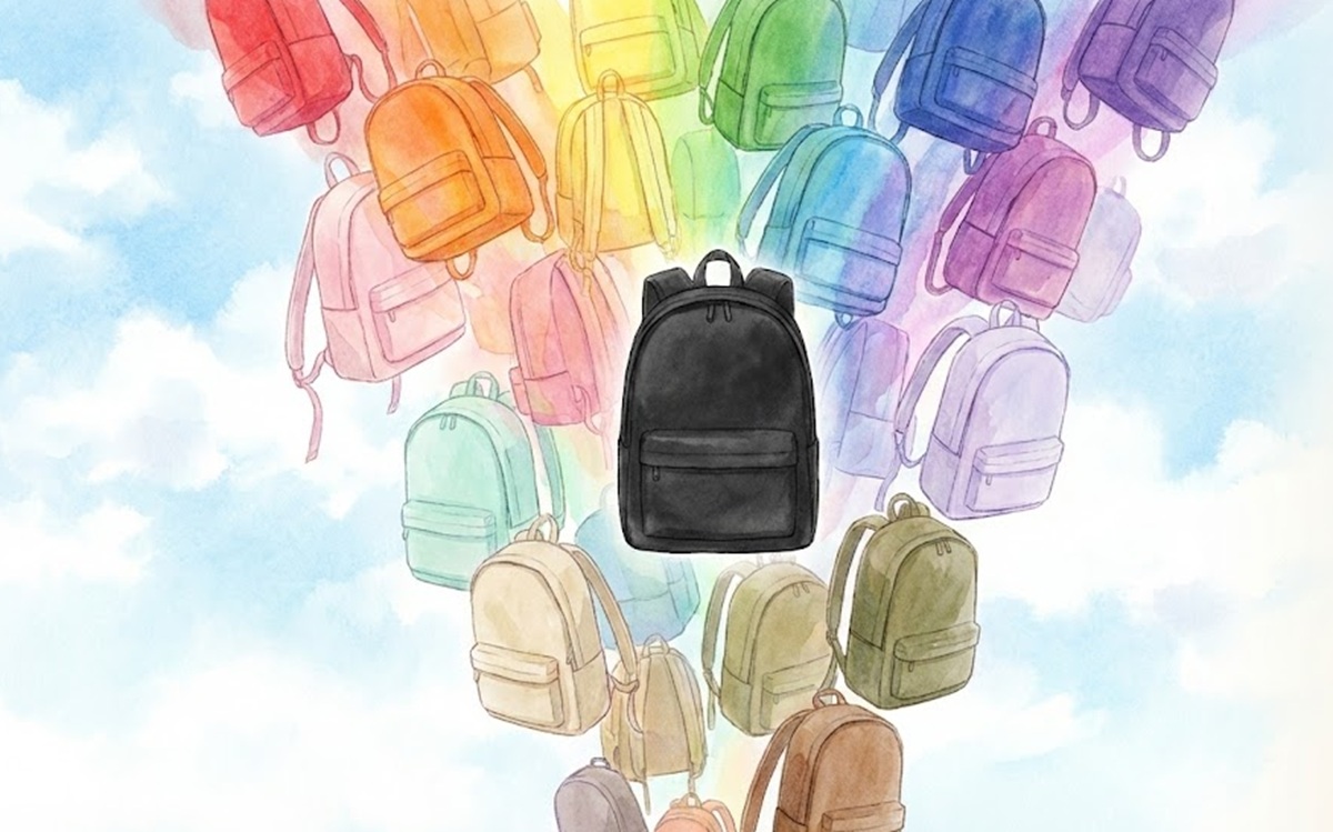 しまむらリュックにある定番の黒など豊富なカラー展開