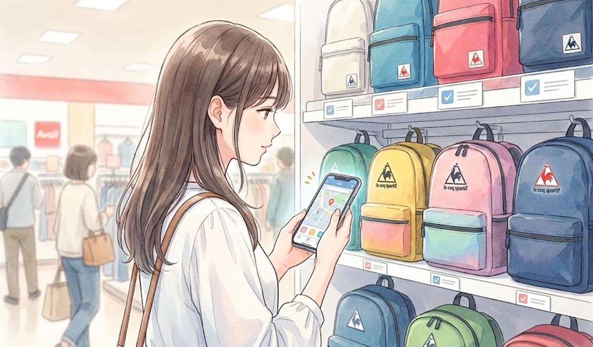 アベイルで買えるルコックリュックの在庫情報