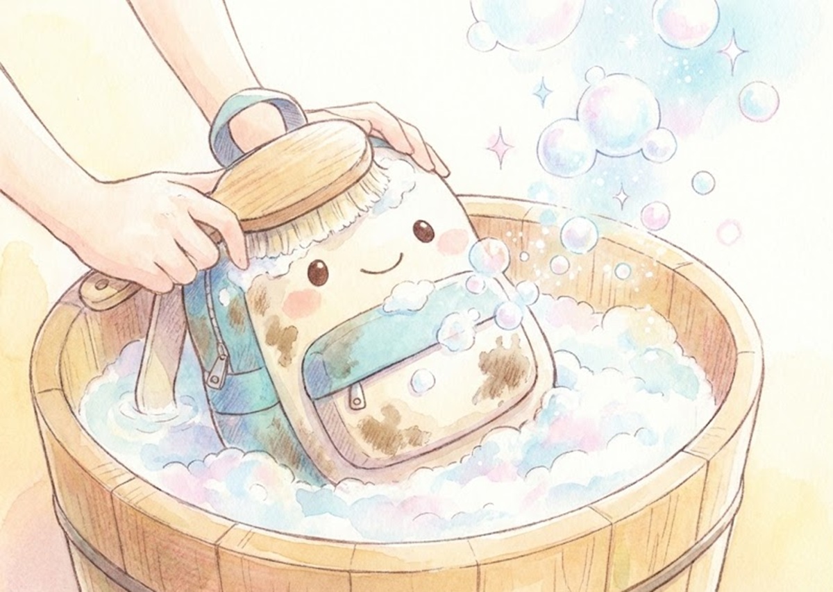汚れたリュックを洗濯で失敗しないための手入れ方法