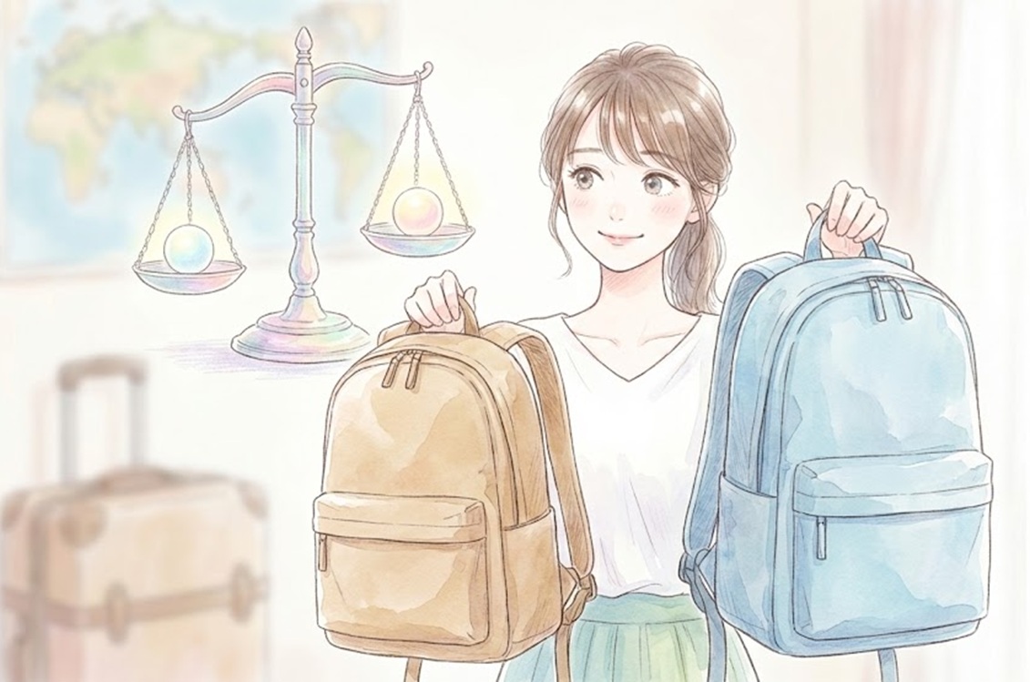 留学用リュックの大きさは30Lと40Lどっちが正解？