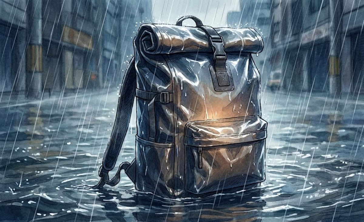 耐荷重40kgのリュックが防災用途で活躍する完全防水機能