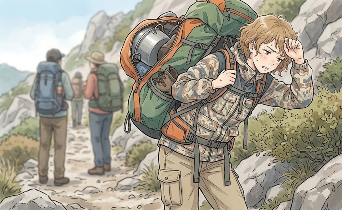 重心を崩す間違ったパッキングがリュックのバランスを左右で変える