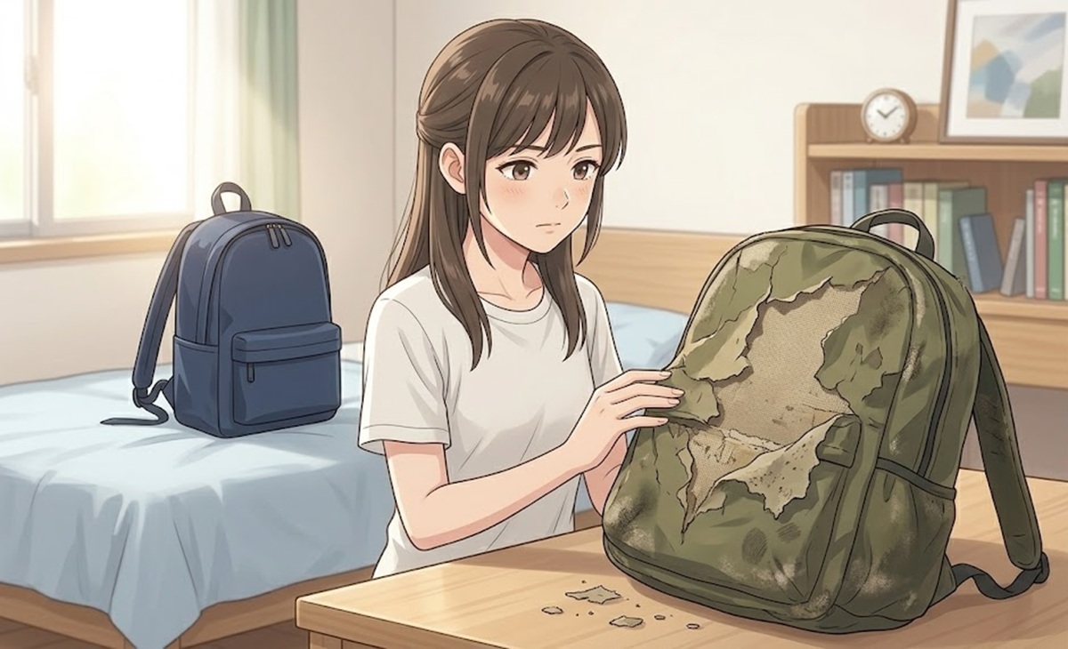 剥がれによる危険を回避するリュック買い替えの判断基準