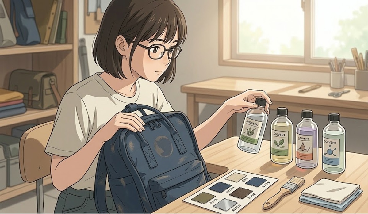 失敗を防ぐための溶剤選びとリュック素材の相性