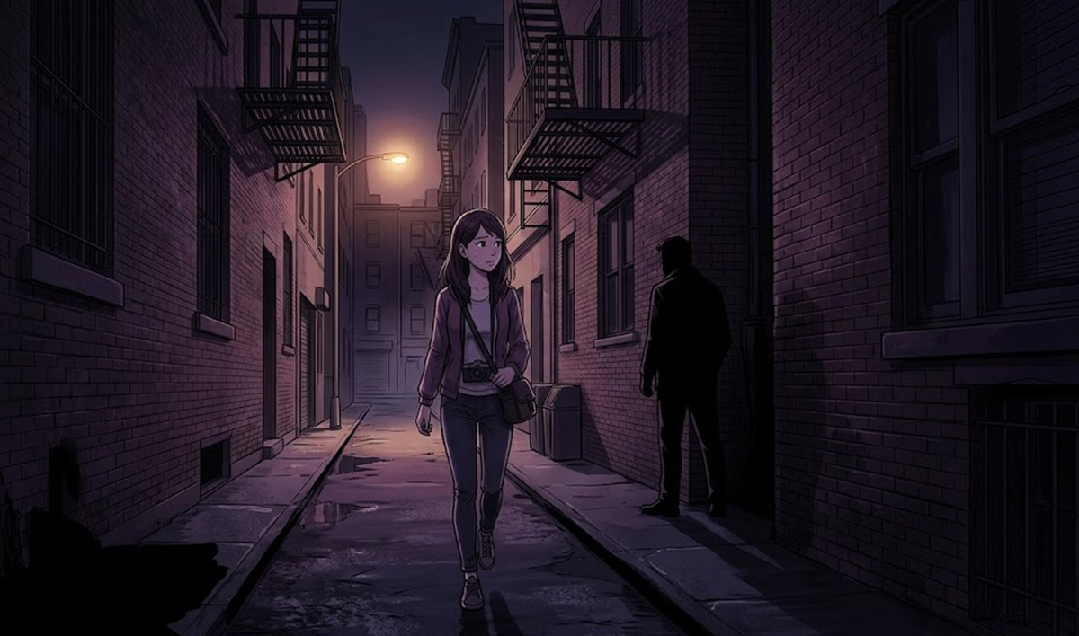 人通りの少ない夜の移動で旅行者が重大な犯罪に巻き込まれるリスク