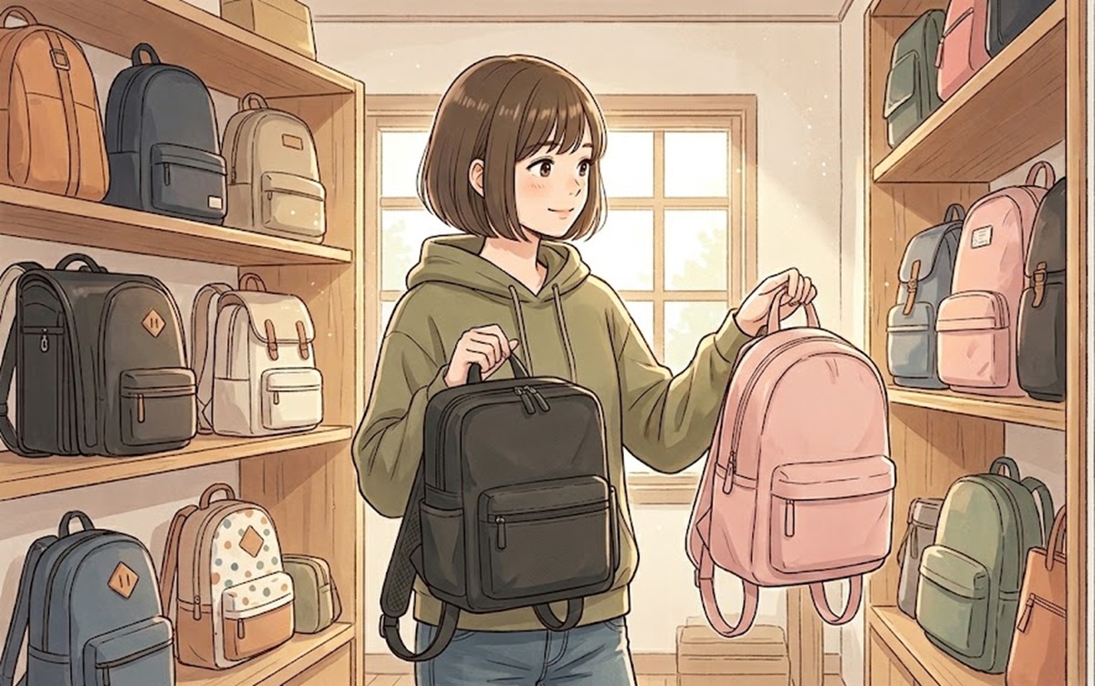 スクエア型とラウンド型のリュックにはどんな違いがある？失敗しない選び方