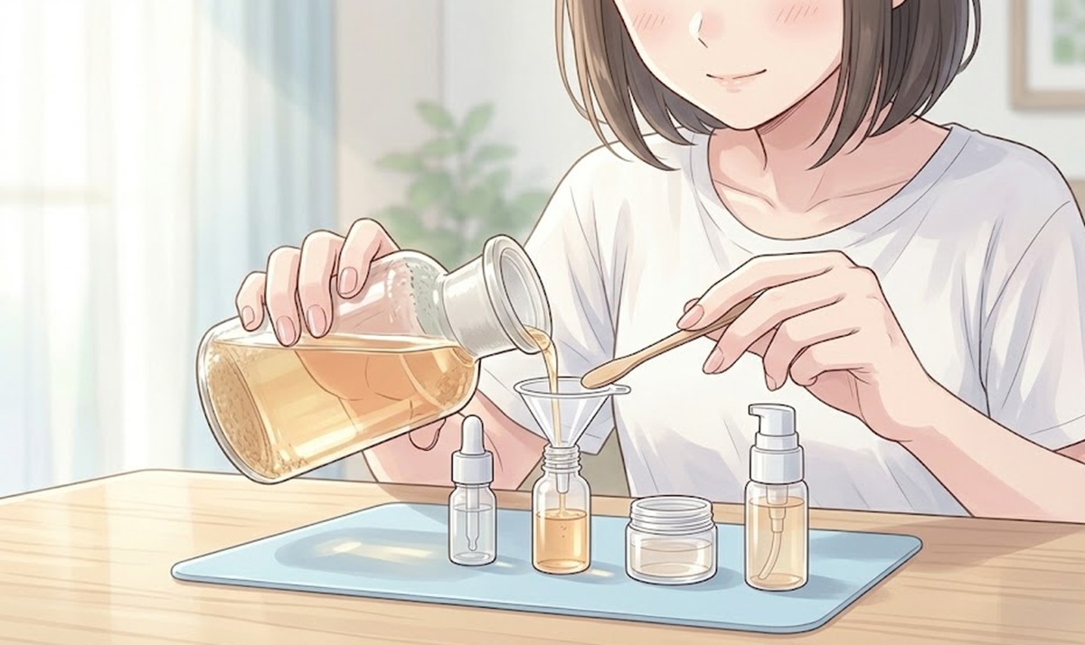 重い瓶を持ち歩かないための化粧品の小分け技